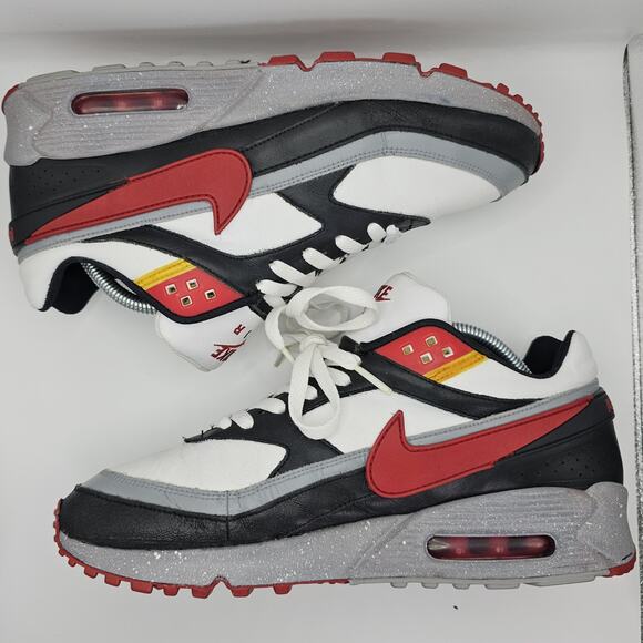 Custom 2007 Nike Air Max BW 90 Hybrid Black White Camel Mens 10 Sneakers - Picture 9 of 14